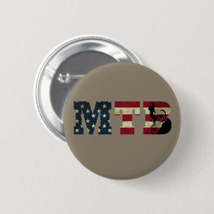mtb us american vintage flag 6 cm round badge