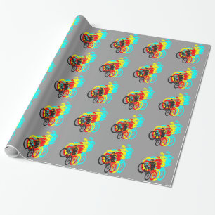 MTB wheelie Wrapping Paper