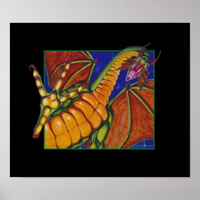 MtG Shivan Dragon Poster (Front)