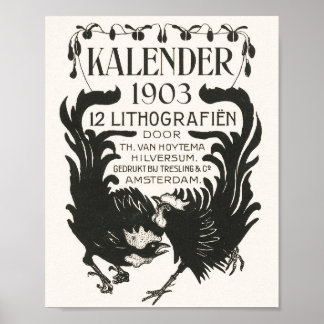 Mtheo van hoytema - kalender - herons art - accord poster