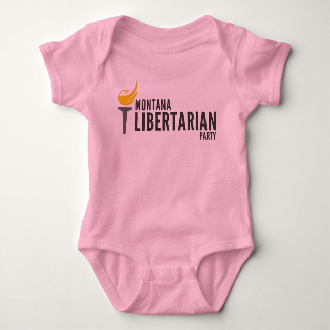 MTLP Official Pink One-sie Baby Bodysuit (Front)