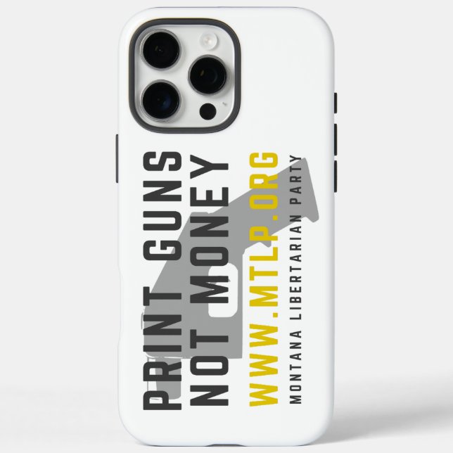 MTLP Print Guns Phone Case (Back)