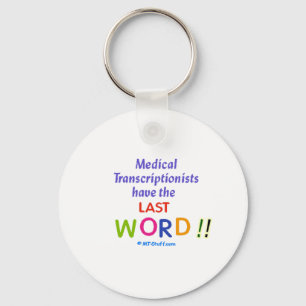MTs Have the Last Word Key Ring