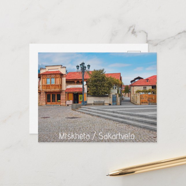Mtskheta Georgia Postcard (Front/Back In Situ)