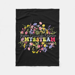 Mtss Team Appreciation Week Teacher Back To School Fleece Blanket
