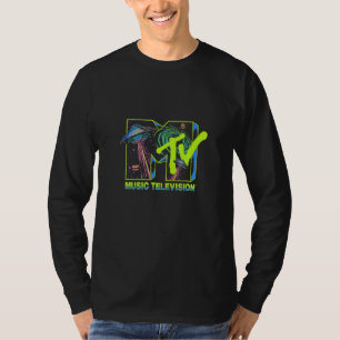 Mtv Music Television Alien Invasion Ufo T-Shirt
