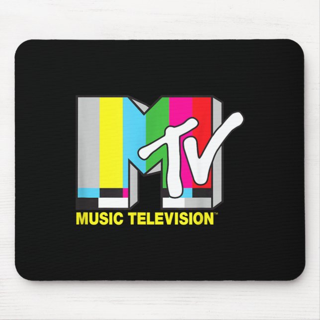 MTV Retro Television Colour Block Mouse Pad (Front)