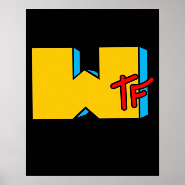 MTV WTF Happened To Music Poster (Front)