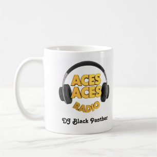 mu Aces logo DJ Black Panther Coffee Mug