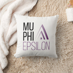 Mu Phi Epsilon Logo Cushion
