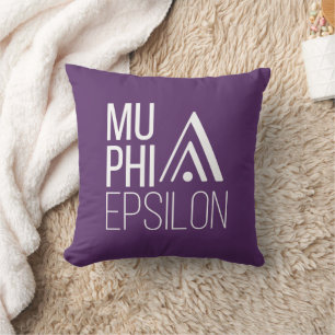 Mu Phi Epsilon Logo Cushion
