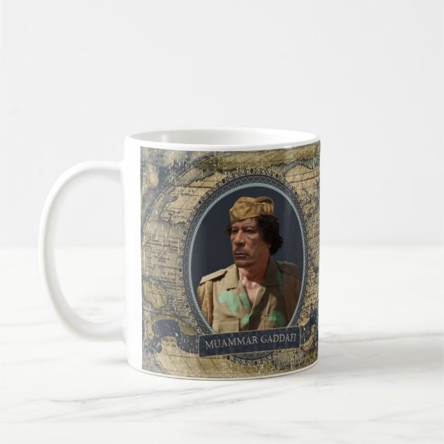 Muammar Gaddafi Historical Mug (Left)