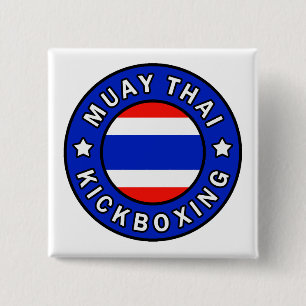 Muay Thai 15 Cm Square Badge