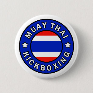 Muay Thai 6 Cm Round Badge