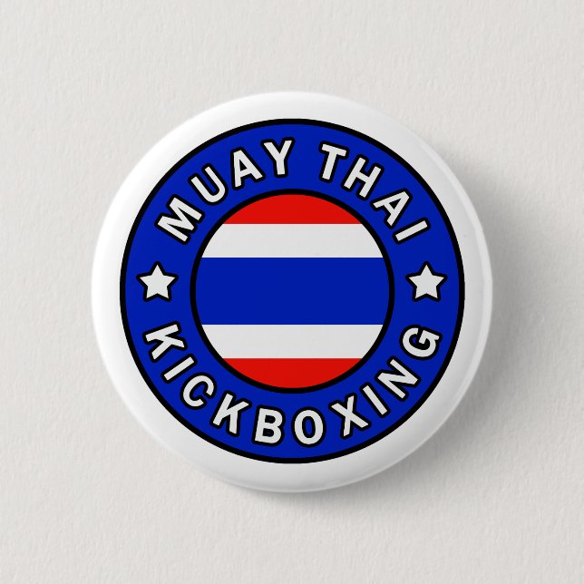 Muay Thai 6 Cm Round Badge (Front)