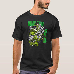 Muay Thai Alien Astronaut Fight, Mma, Kickboxing, T-Shirt
