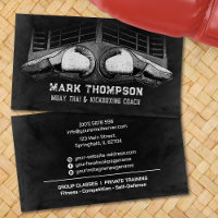 Muay Thai and Kickboxing Coach - Gloves and Ring