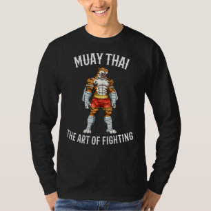 Muay Thai And Thai Boxing Strong Tiger T-Shirt