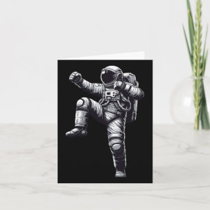 Muay Thai Astronaut Kickboxing Card
