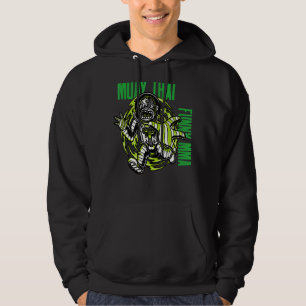 Muay Thai Astronaut Monkey, Space, Mma, Fighting, Hoodie