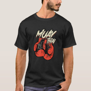 Muay thai boxing glove  Mixed Martial Arts Kickbox T-Shirt