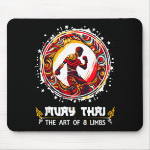 Muay Thai Boxing Kickboxing MMA Thailand Muay Thai Mouse Pad