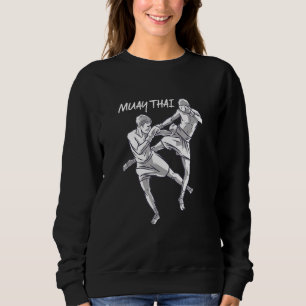 Muay Thai Boxing Mixed Martial Arts Vintage Sweatshirt