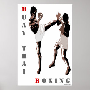 Muay Thai Boxing Poster