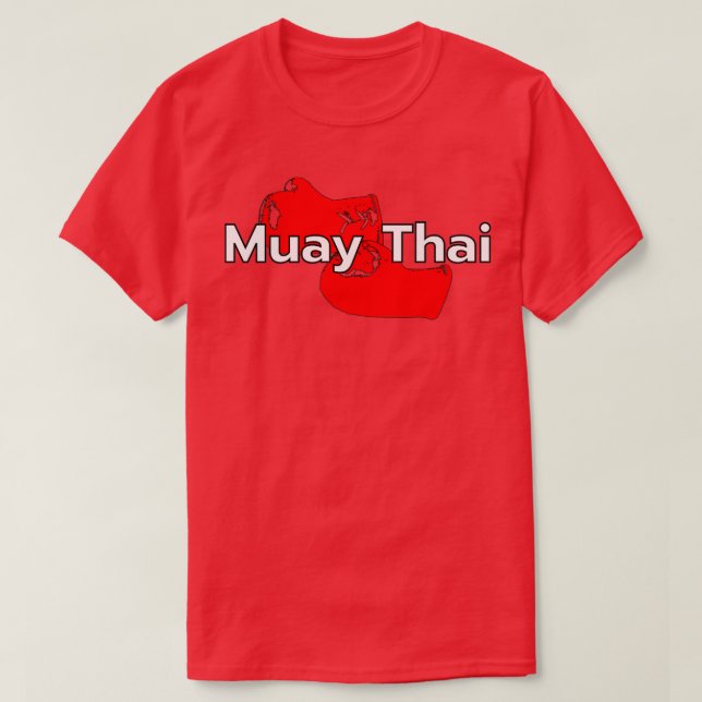 Muay Thai Boxing Sport T-Shirt (Design Front)