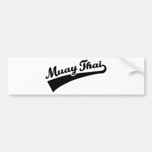 Muay Thai Bumper Sticker