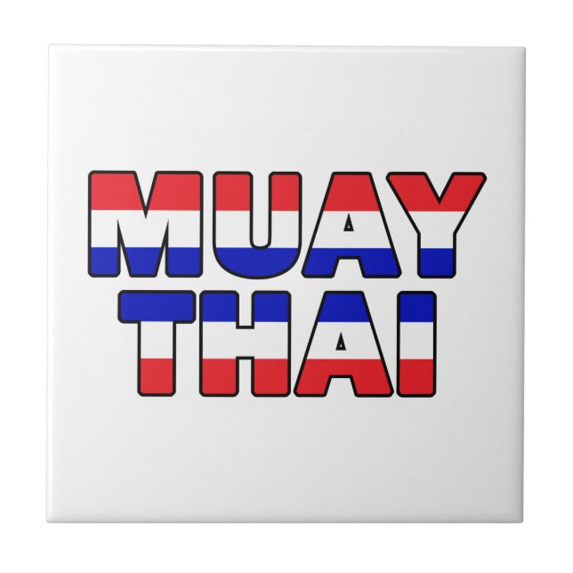 Muay Thai Ceramic Tile (Front)