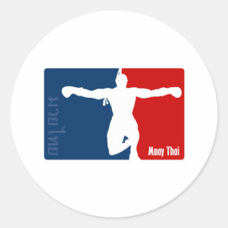 Muay Thai Classic Round Sticker