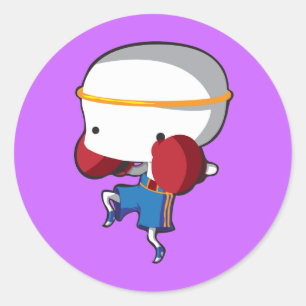 Muay Thai Classic Round Sticker