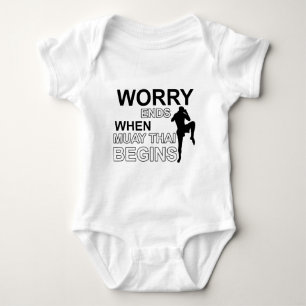 muay thai  Designs Baby Bodysuit