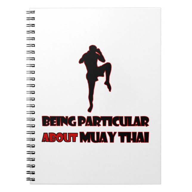 muay thai Designs Notebook (Front)