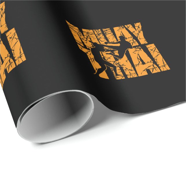 Muay Thai fight with style Wrapping Paper (Roll Corner)