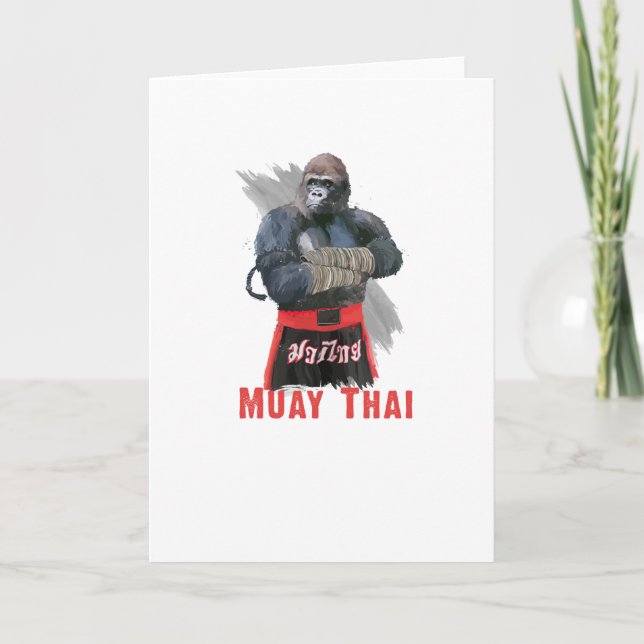Muay Thai Fighter Card (Front)