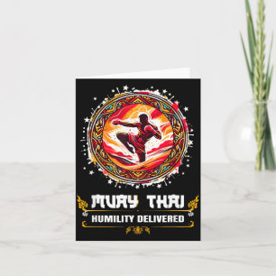 Muay Thai Humour Thai Boxing MMA Gym Fighting Card