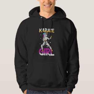 Muay Thai Karate Girl Unicorn Kickboxing Hoodie