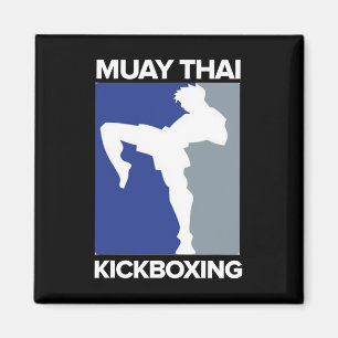 Muay Thai Kickboxing Tee Mma Thai Boxing Tee Magnet