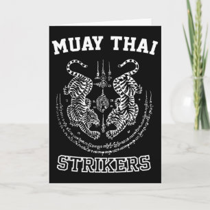Muay Thai Kickboxing Tiger Fighter Sak Yant Mma Card