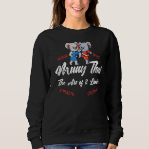Muay Thai Koala Thai Boxing and Kickboxing Sweatshirt