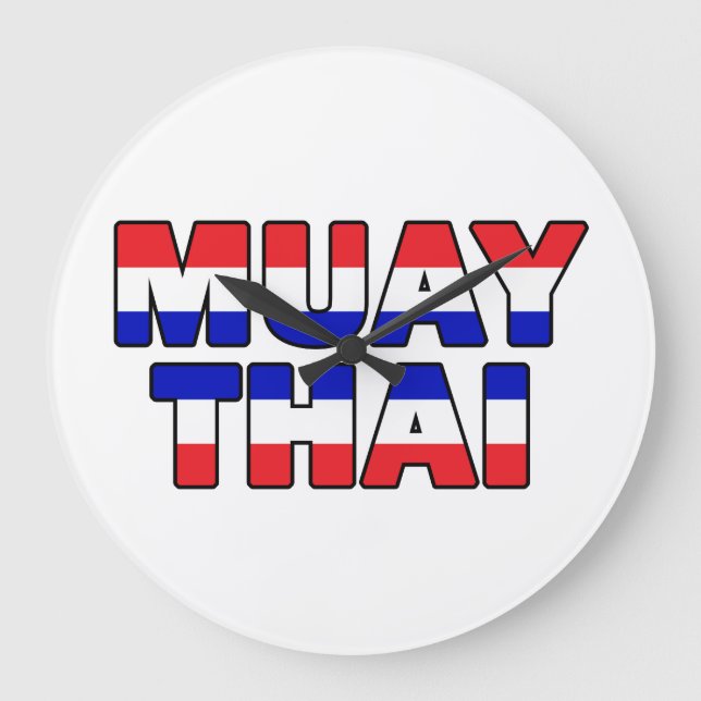 Muay Thai Large Clock (Front)