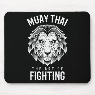 Muay Thai Lion Thai Boxing And Mma Mouse Pad