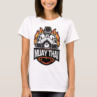 Muay Thai Logo - Thai Boxing Fighter  T-Shirt