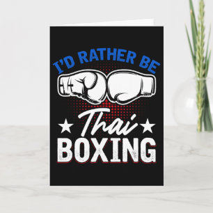 Muay Thai Martial Art Kickboxing Comt Sports Thai Card