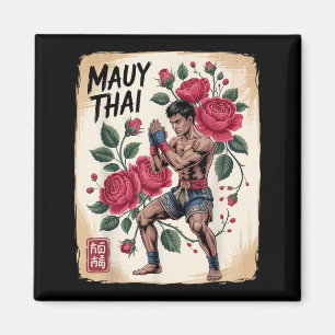 Muay Thai Martial Arts Lovers Kick Boxing MMA Magnet