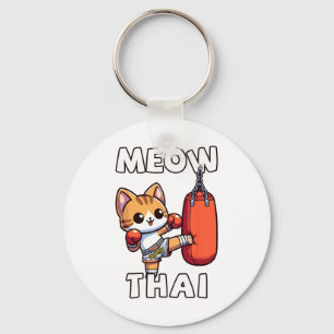 Muay Thai Meow Thai  Key Ring