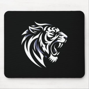 Muay Thai Mma Fight Tattoo Tiger Roar Kickboxing T Mouse Pad