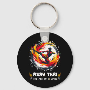 Muay Thai MMA Thai Boxing Kickboxing Art Muay Thai Key Ring
